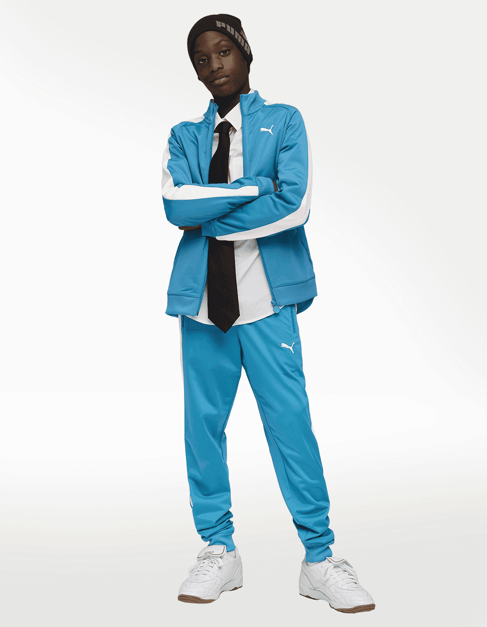 Pants Puma T7 Always On Track Azul - Niña
