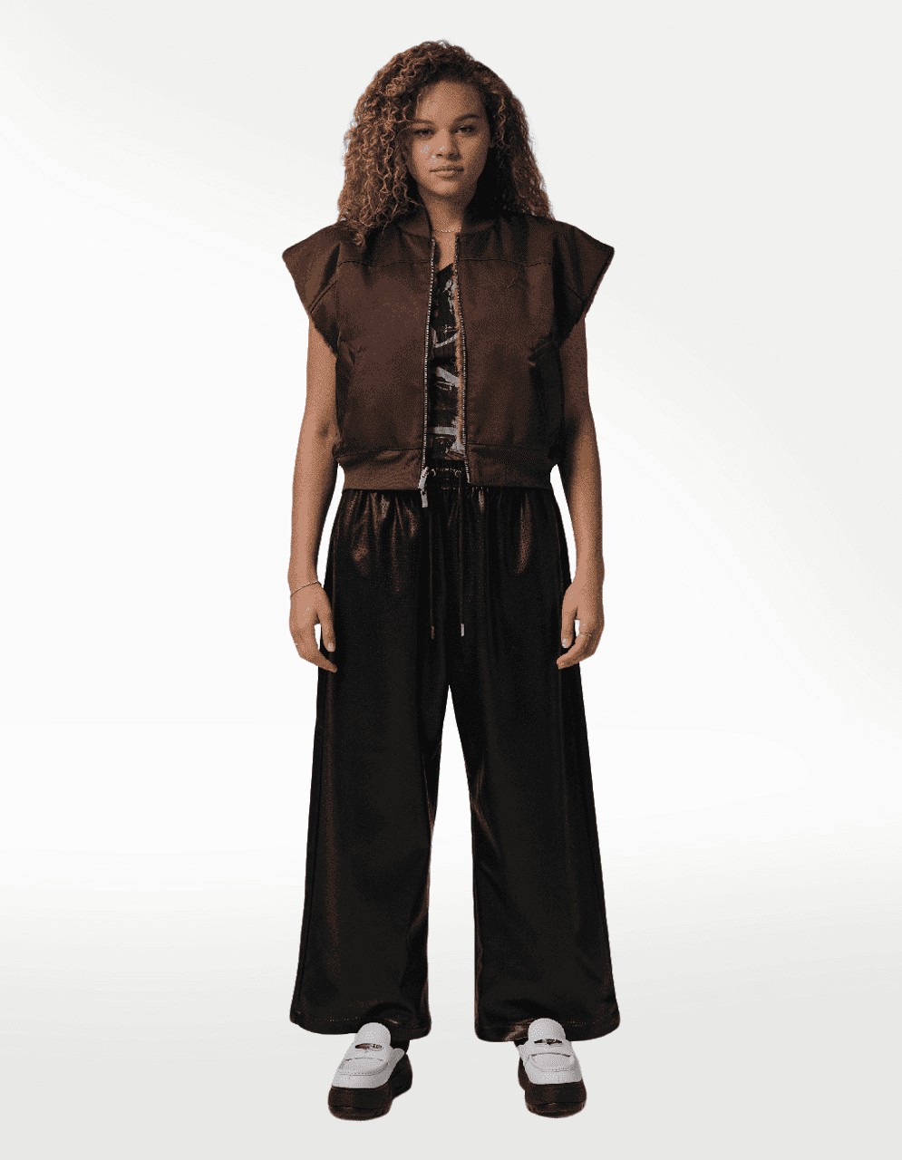 Pants Jordan Flight FX Leather Negro - Mujer