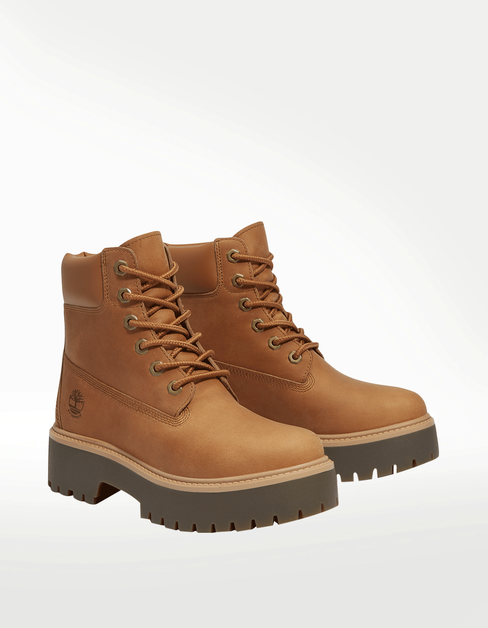 Tenis Timberland 6 Inch Lace Up Waterproof Boot Café - Mujer