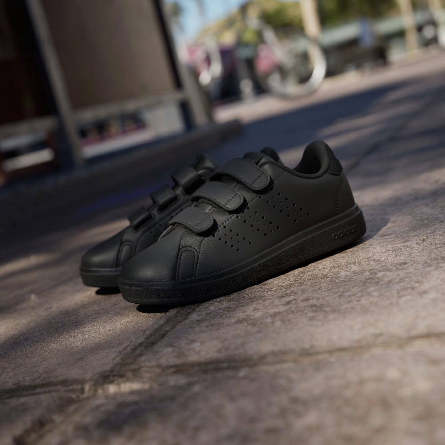 Tenis Adidas Advantage Base 2.0 Kids Negro - Niños