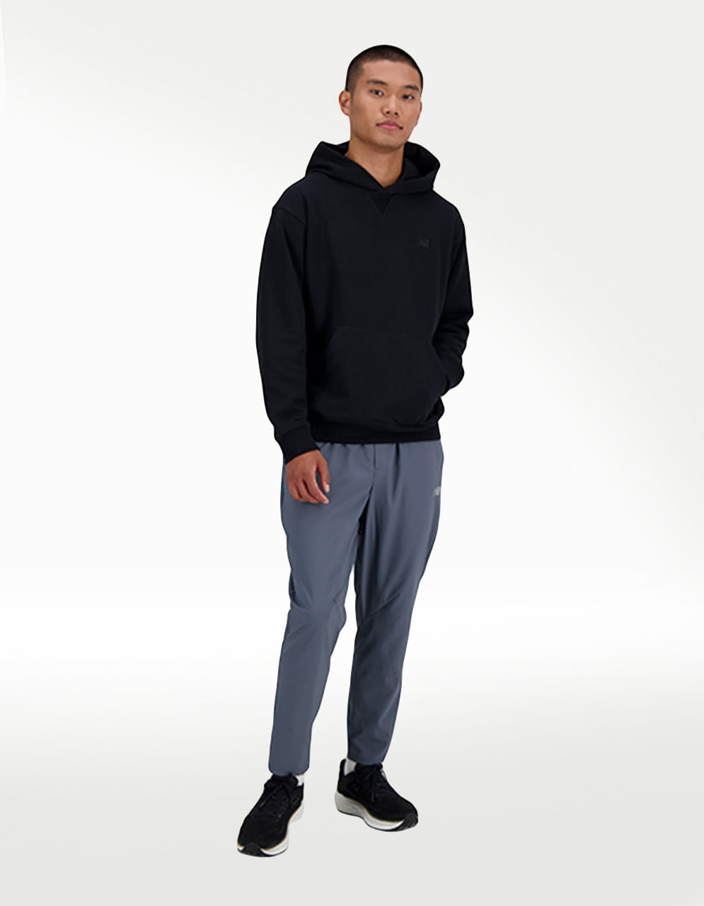 Sudadera New Balance Athletics French Terry Negro - Hombre