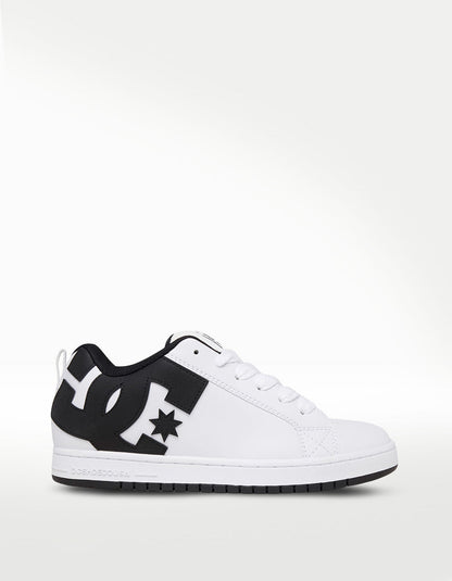 Tenis DC Shoes Court Graffik Blanco - Hombre