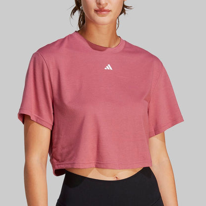 Playera Corta Adidas Rosa - Mujer