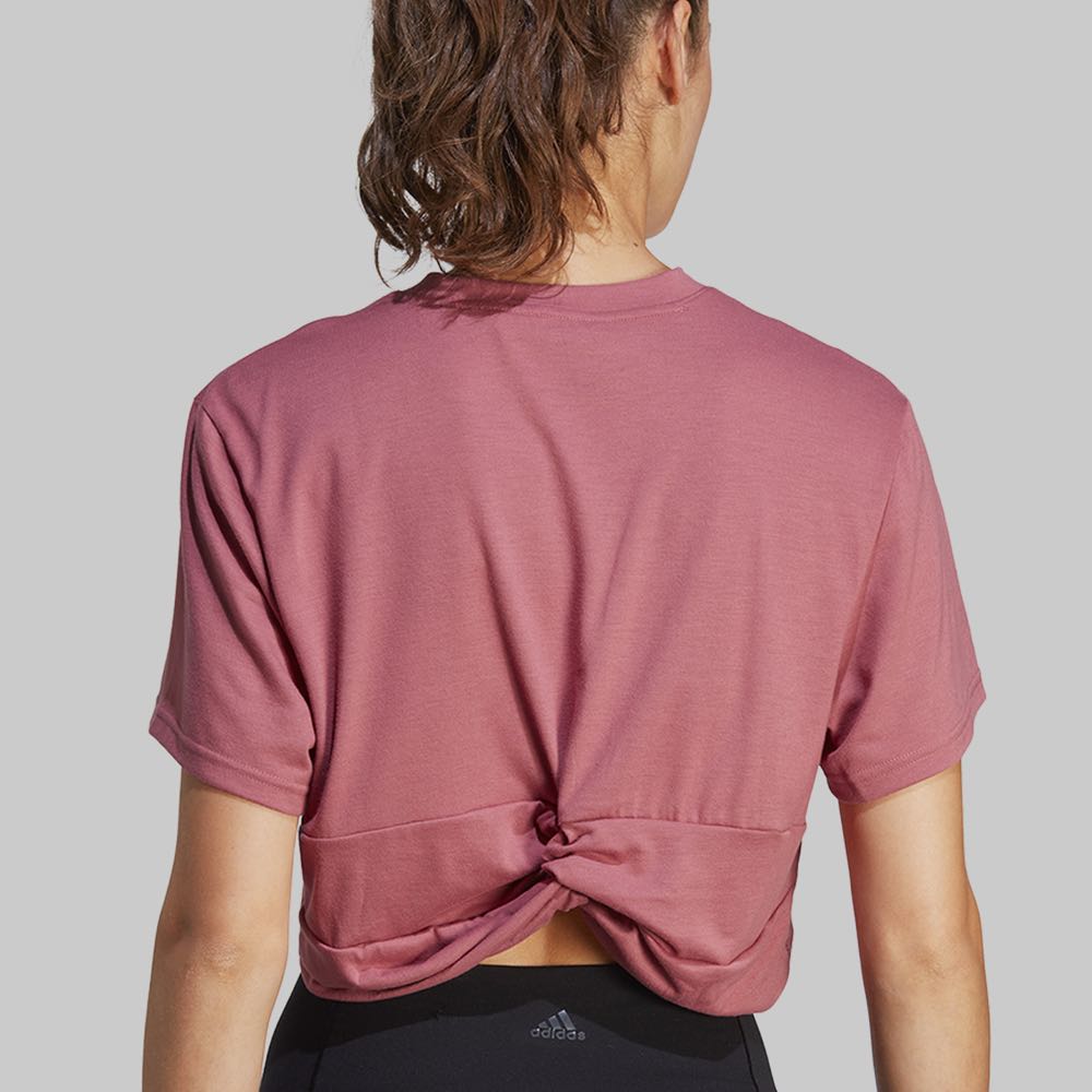 Playera Corta Adidas Rosa - Mujer