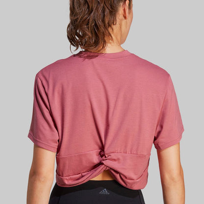 Playera Corta Adidas Rosa - Mujer