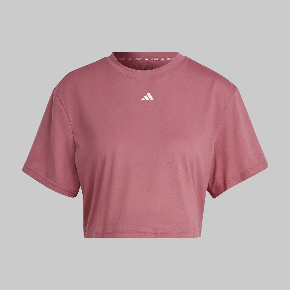 Playera Corta Adidas Rosa - Mujer