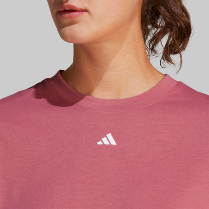 Playera Corta Adidas Rosa - Mujer