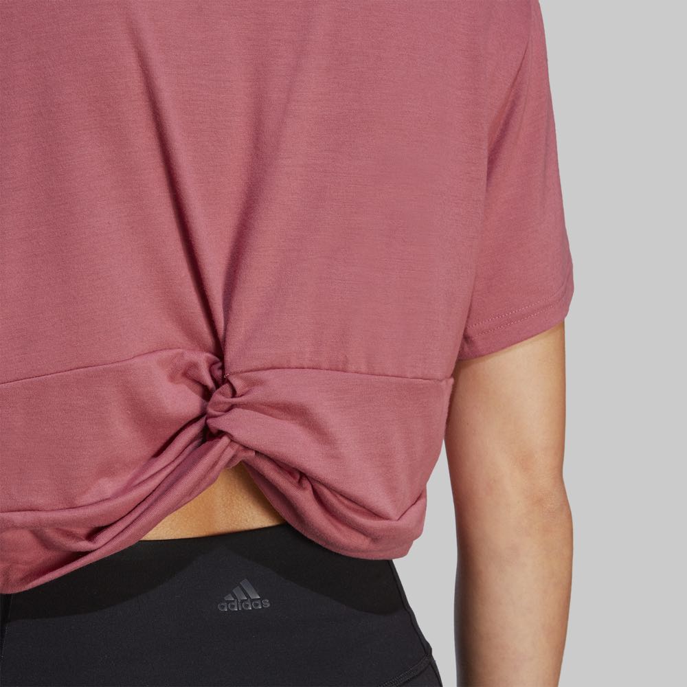 Playera Corta Adidas Rosa - Mujer