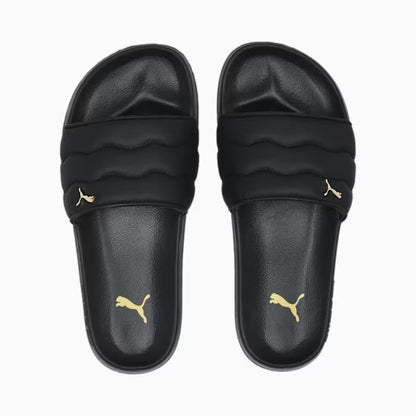 Sandalias Puma Leadcat Puffy Slide Negro - Mujer