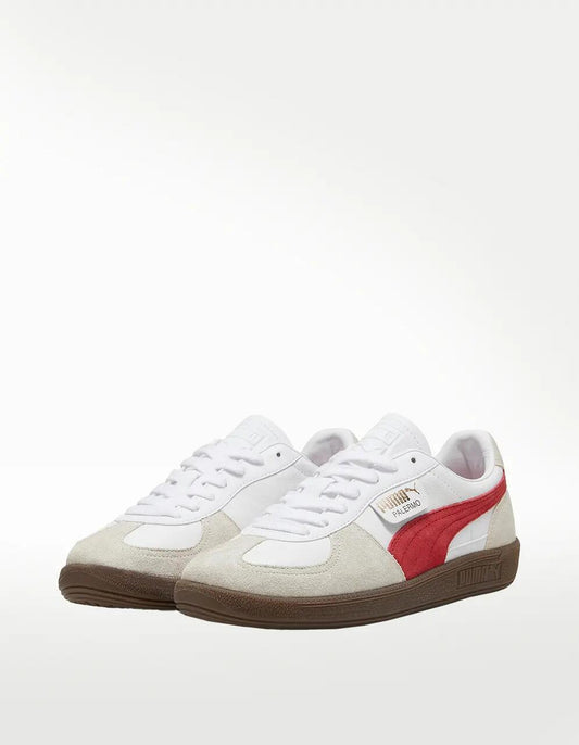 Tenis Puma Palermo LTH Blanco Beige - Hombre