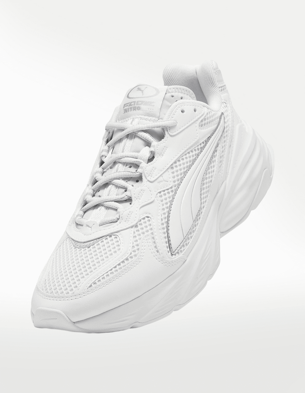 Tenis Puma Fade Nitro LS Blanco - Hombre