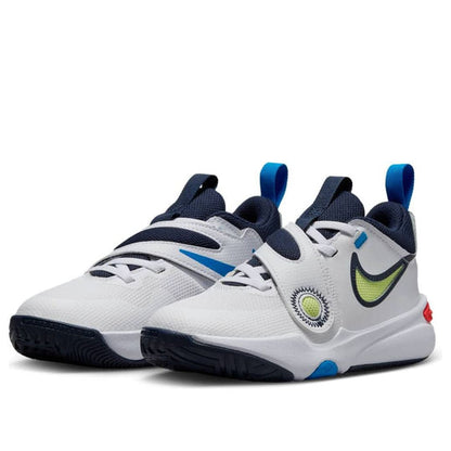Tenis Nike Team Hustle D 11 Blanco - Niño