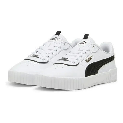 Tenis Puma Carina 2.0 Lux Blanco/Negro - Mujer