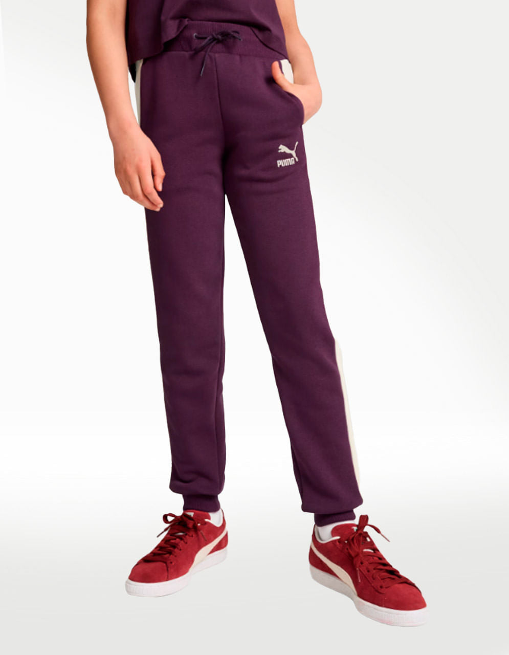 Pants Puma Classics T7 Track Morado - Niña