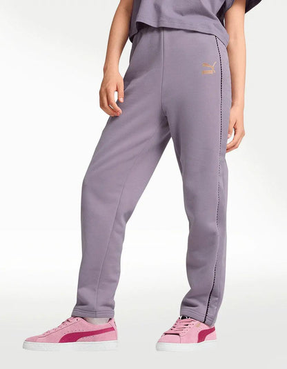 Pants Puma Off Side Morado - Niña