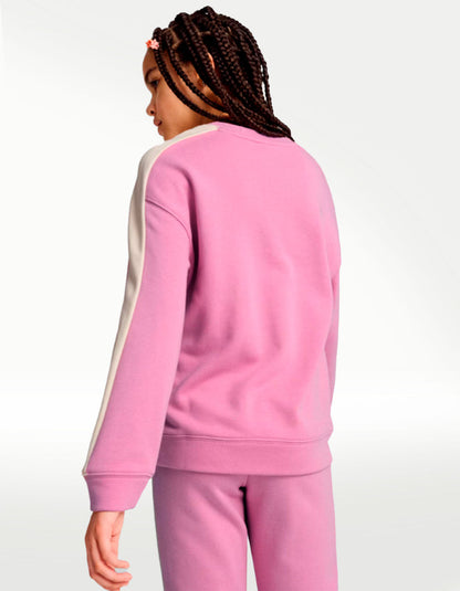 Sudadera Puma Lava Land T7 Crew TR Rosa - Niña