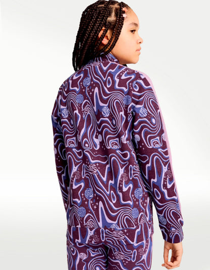 Chamarra Puma Lava Land Track TR Morado - Niña