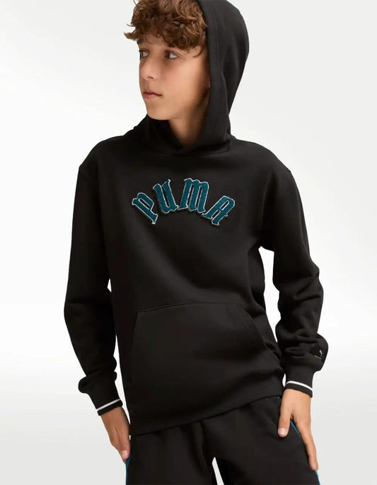 Sudadera Puma Classics Play.Paris Tr Negro - Niño