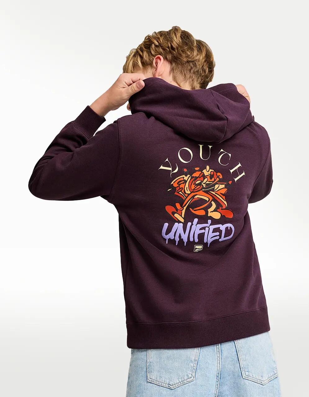 Sudadera Puma Downtown Graphic Negro - Niño