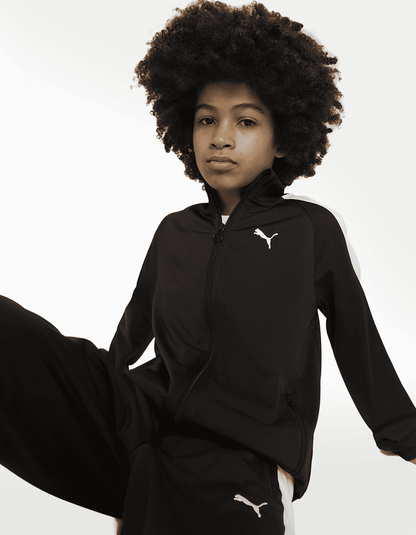 Chamarra Puma T7 Always On Track Negro - Niño