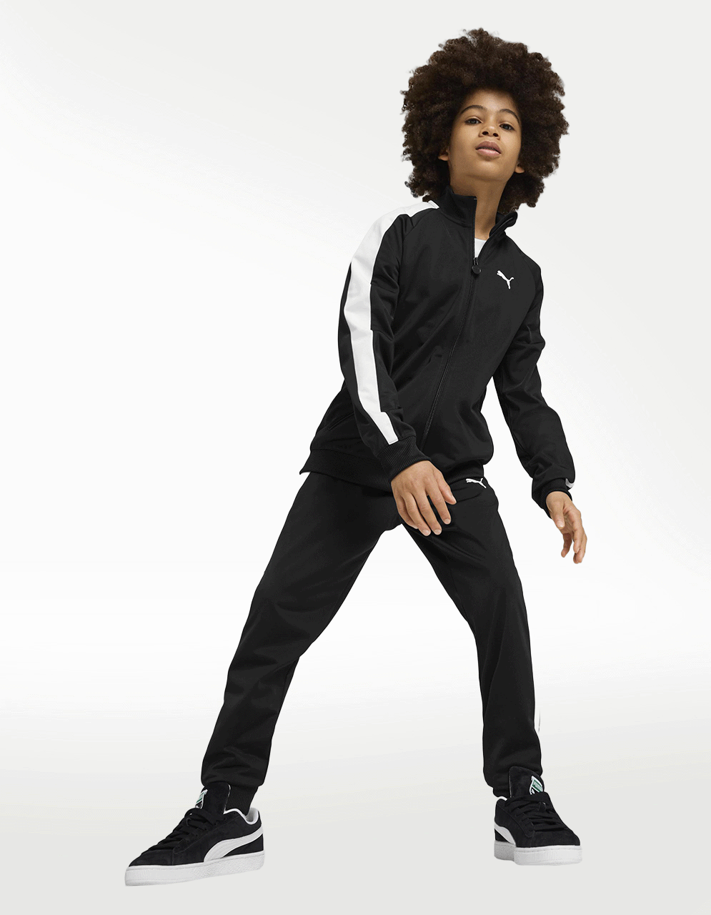 Chamarra Puma T7 Always On Track Negro - Niño