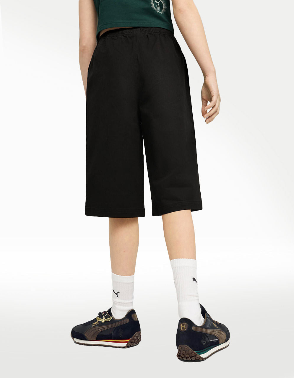 Short Puma X Harry Potter Relaxed Negro - Niño