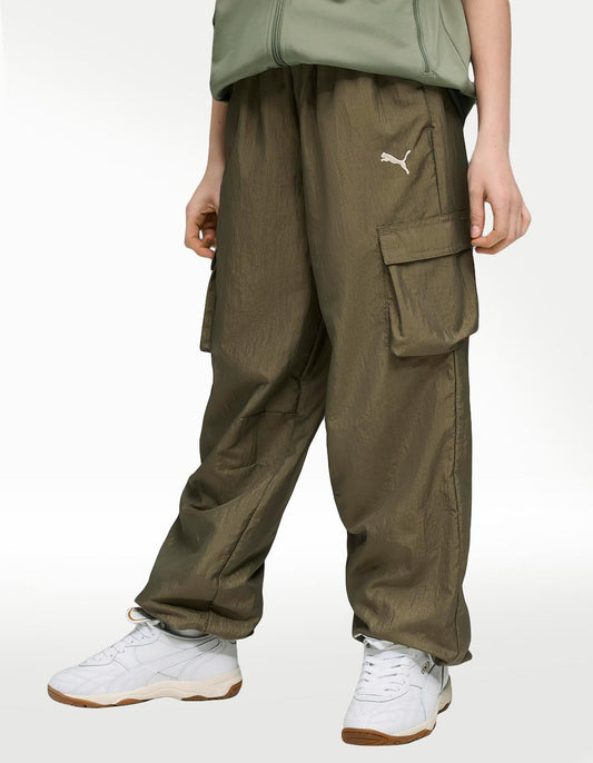 Pantalón Puma Bowtique Woven Verde - Niño