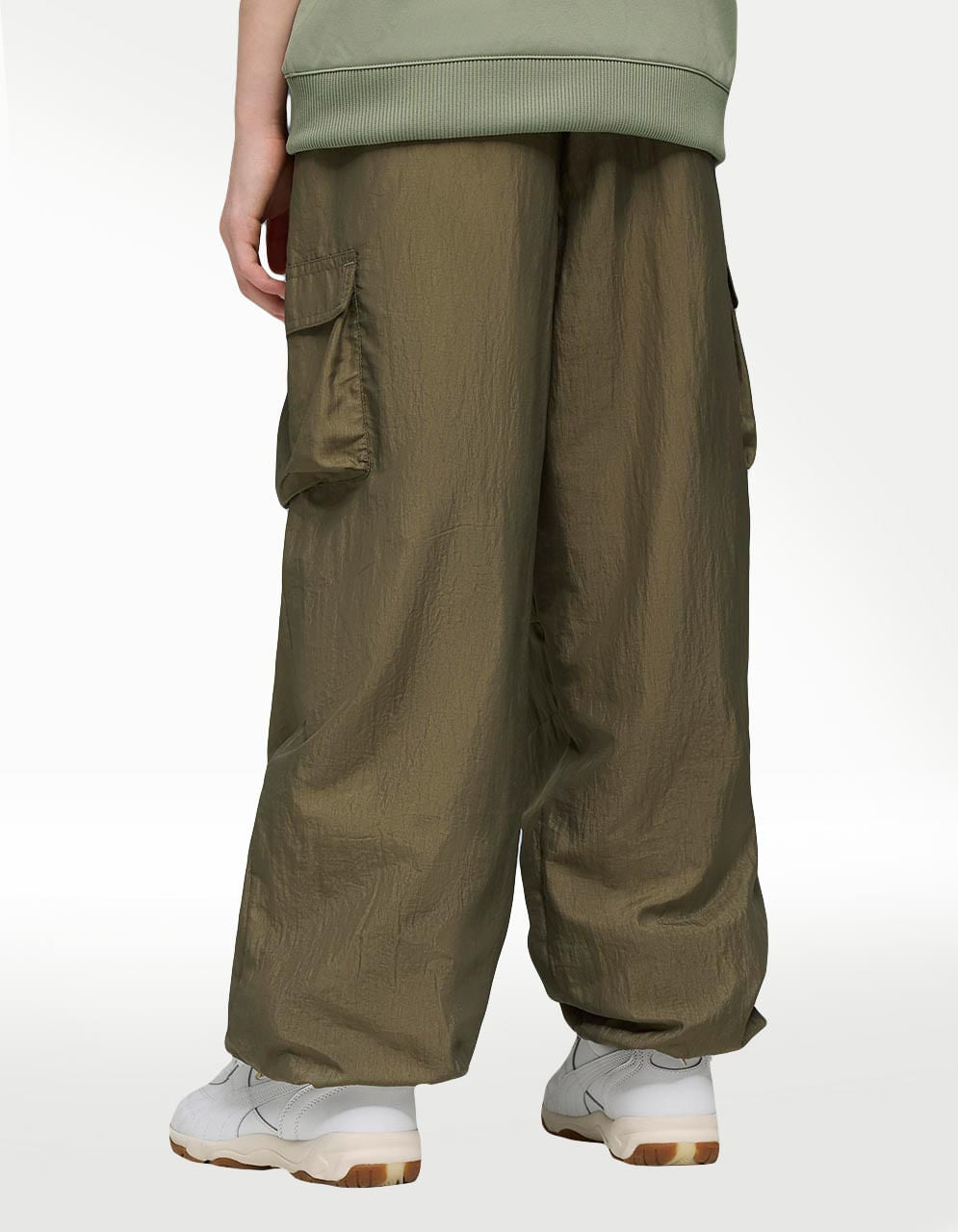 Pantalón Puma Bowtique Woven Verde - Niño
