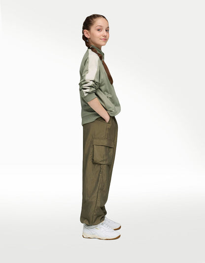 Pantalón Puma Bowtique Woven Verde - Niño