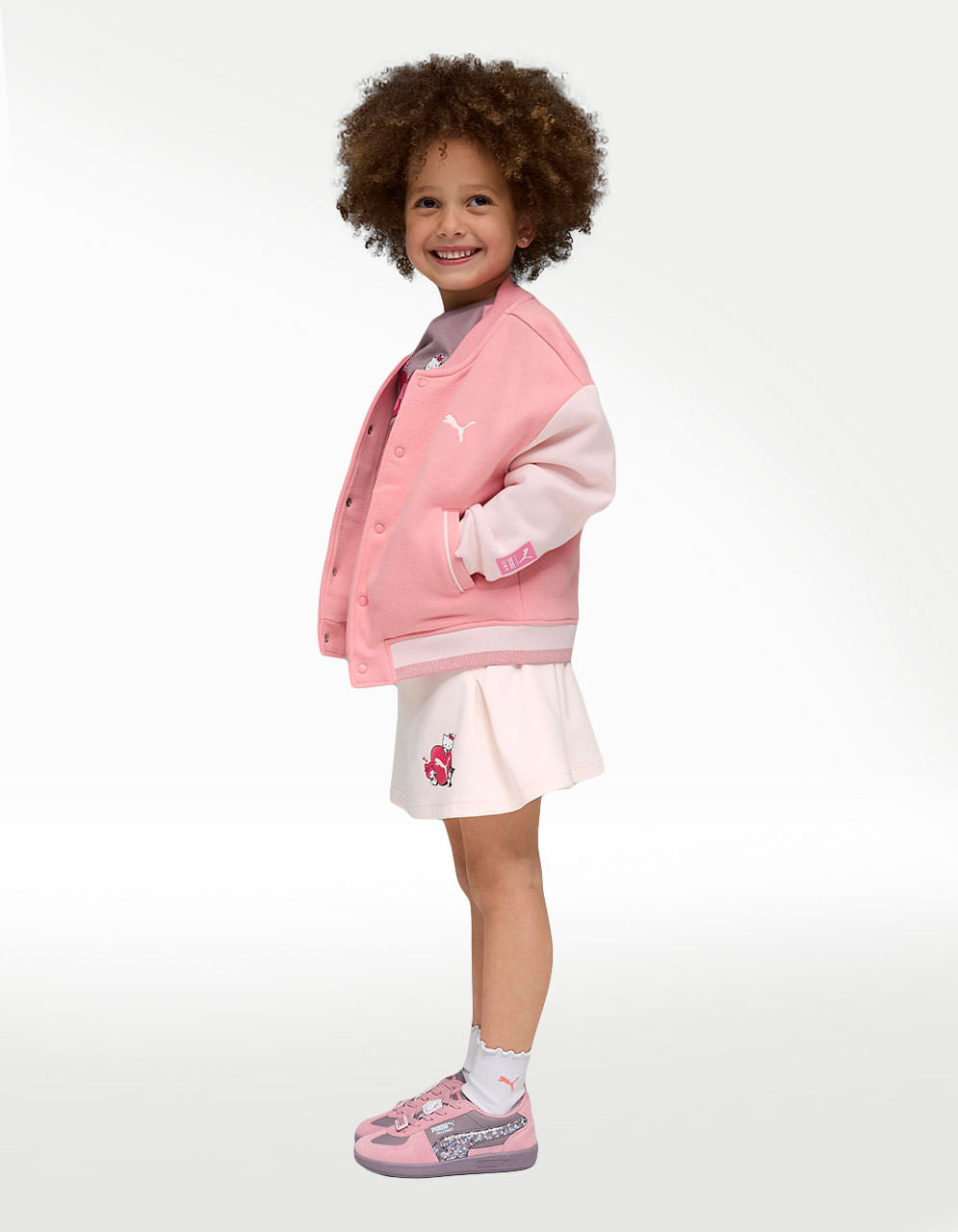 Falda Puma X Hello Kitty & Friends Pleated Rosa - Niña