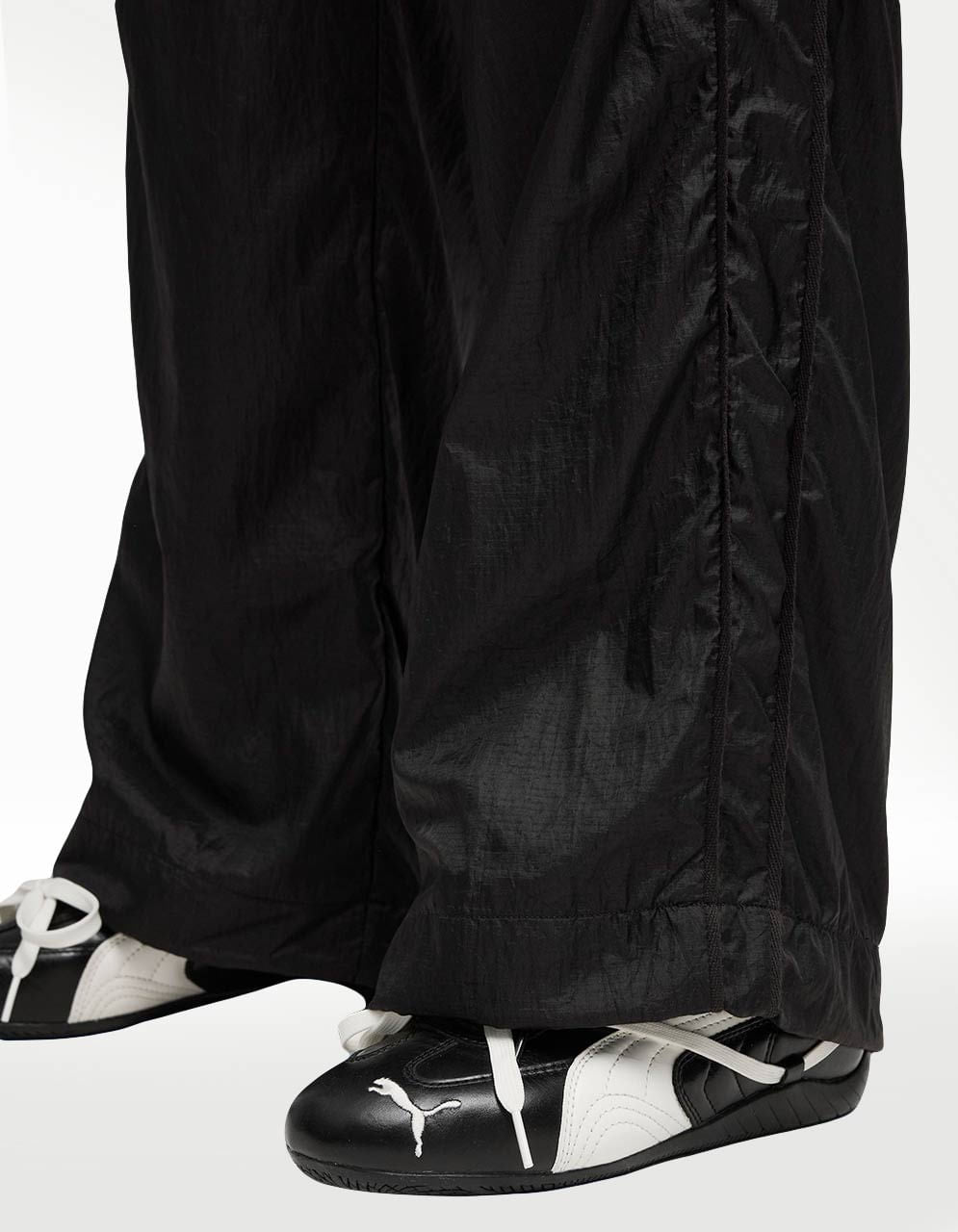 Pants Puma X Rosé T7 Relaxed Track Negro - Mujer