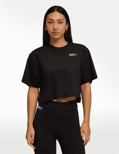 Playera Puma X Rosé Relaxed Negro - Mujer