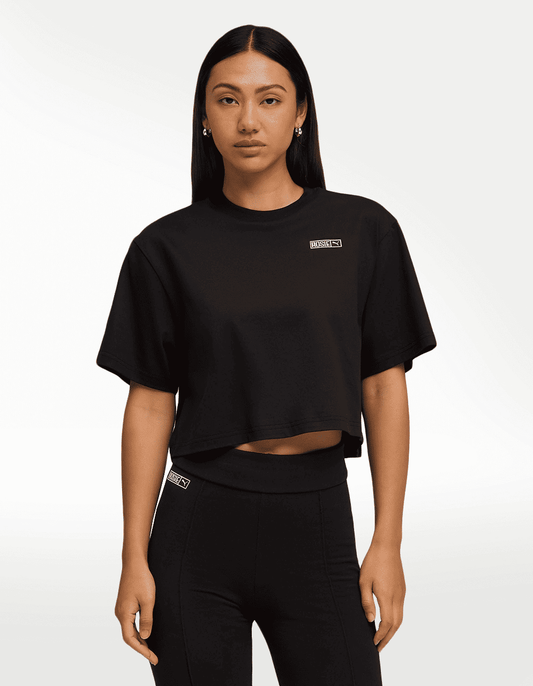 Playera Puma X Rosé Relaxed Negro - Mujer