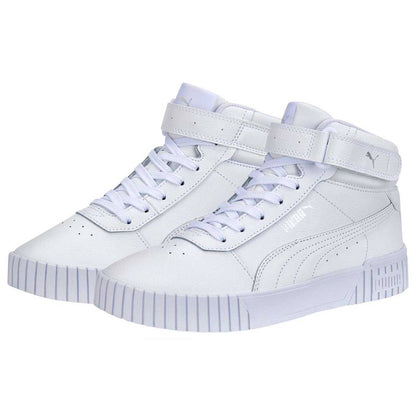 Tenis Puma Carina 2.0 Mid Blanco - Mujer