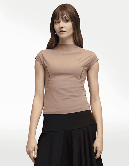 Playera Puma Pumatech Sense Dryce Café - Mujer