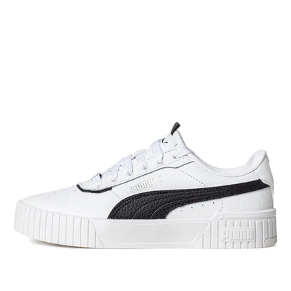 Tenis Puma Carina 2.0 Lux Blanco/Negro - Mujer