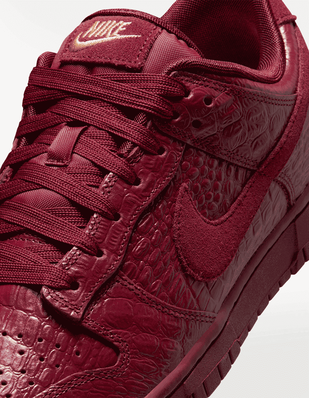 Tenis Nike Dunk Low Rojo - Mujer
