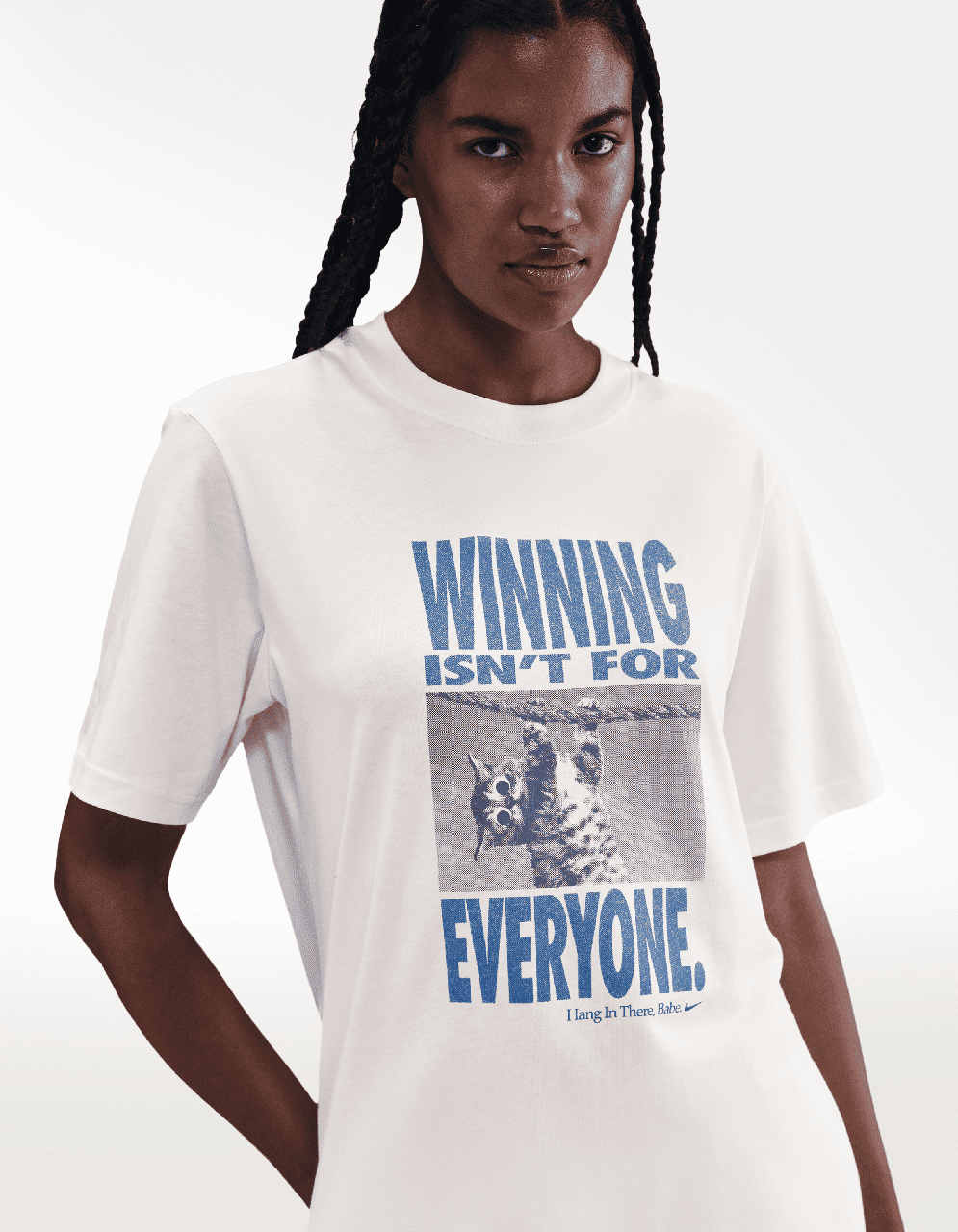 Playera Nike W NSW SS OC 2 Blanco - Mujer