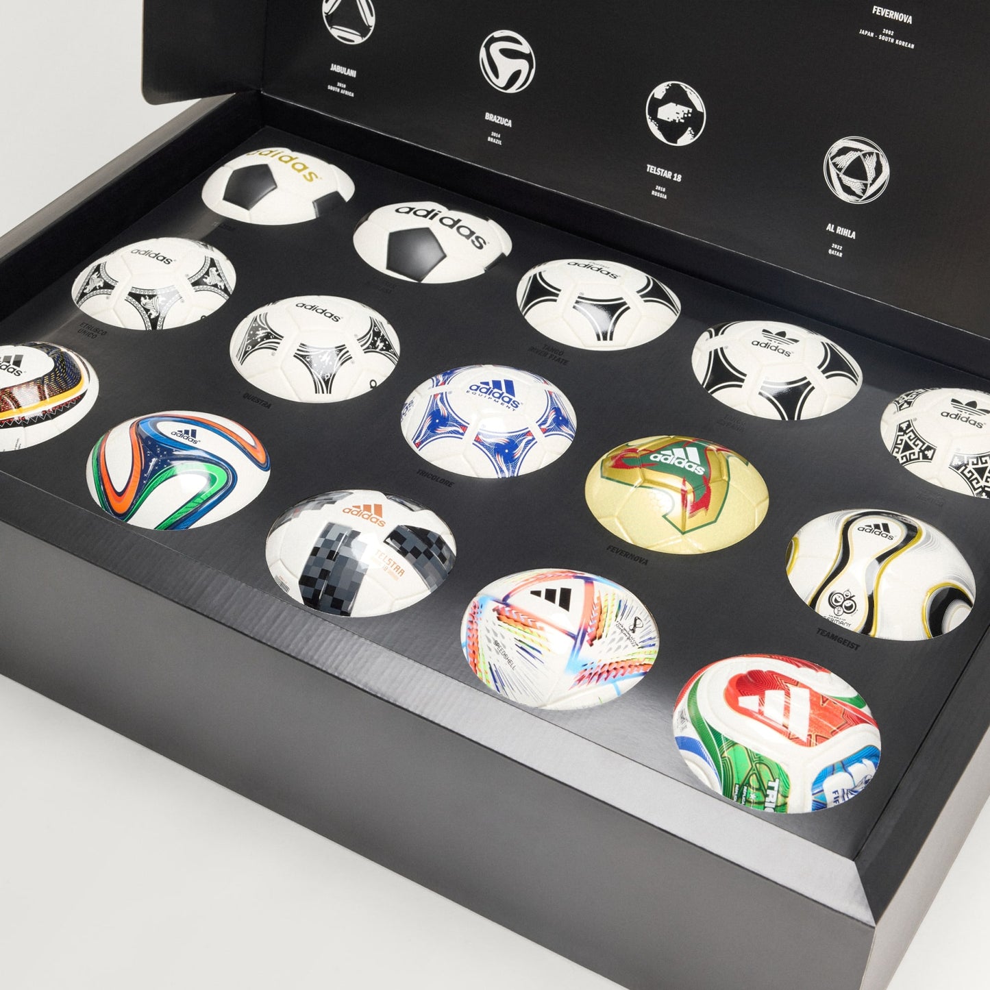 KIT ADIDAS MINIBALONES HISTORICOS COPA MUNDIAL FIFA 2026
