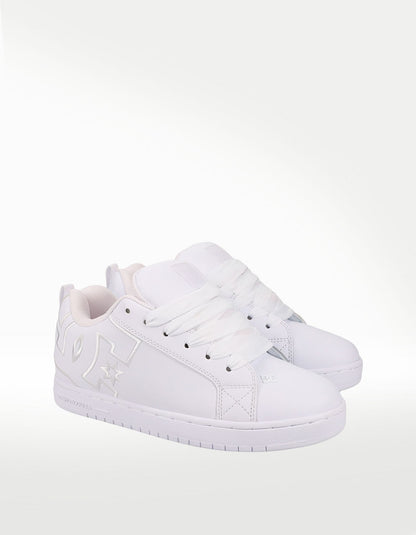 Tenis DC Shoes Court Graffik Blanco - Hombre