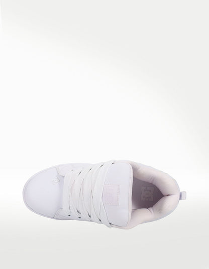Tenis DC Shoes Court Graffik Blanco - Hombre