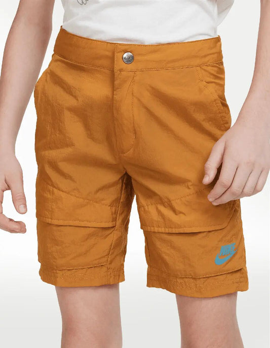 Short Nike NSW Wvn Utility Cargo Naranja - Niño