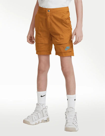 Short Nike NSW Wvn Utility Cargo Naranja - Niño