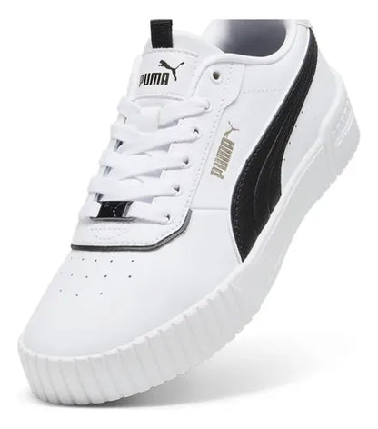 Tenis Puma Carina 2.0 Lux Blanco/Negro - Mujer
