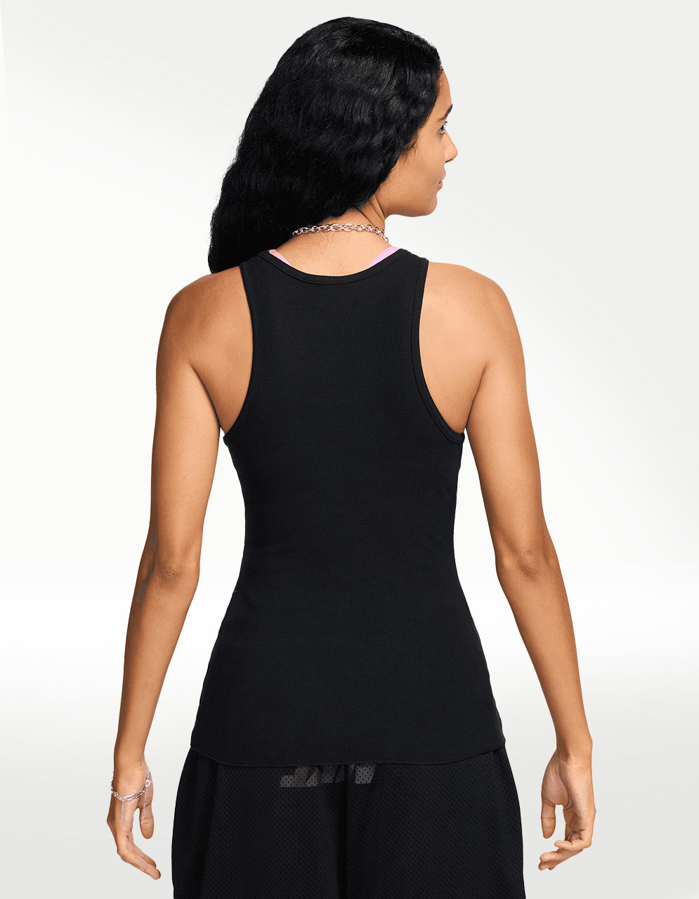 Playera Nike Dance Rib Negro - Mujer