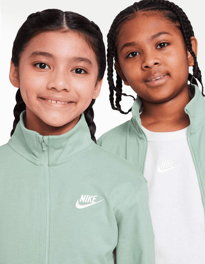 Chamarra Nike NSW Club Knit FZ LS Verde - Niño