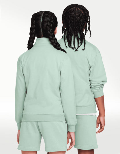 Chamarra Nike NSW Club Knit FZ LS Verde - Niño