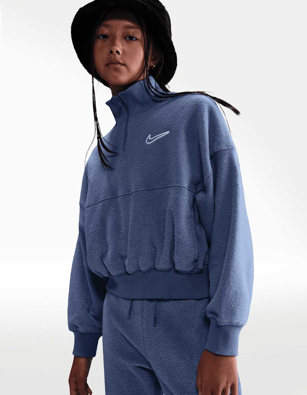 Sudadera Nike NSW FLC LS Top 2 Cozy Multicolor - Niño