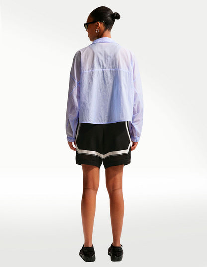 Chamarra Nike NSW Ltwt Ripswr Azul - Mujer