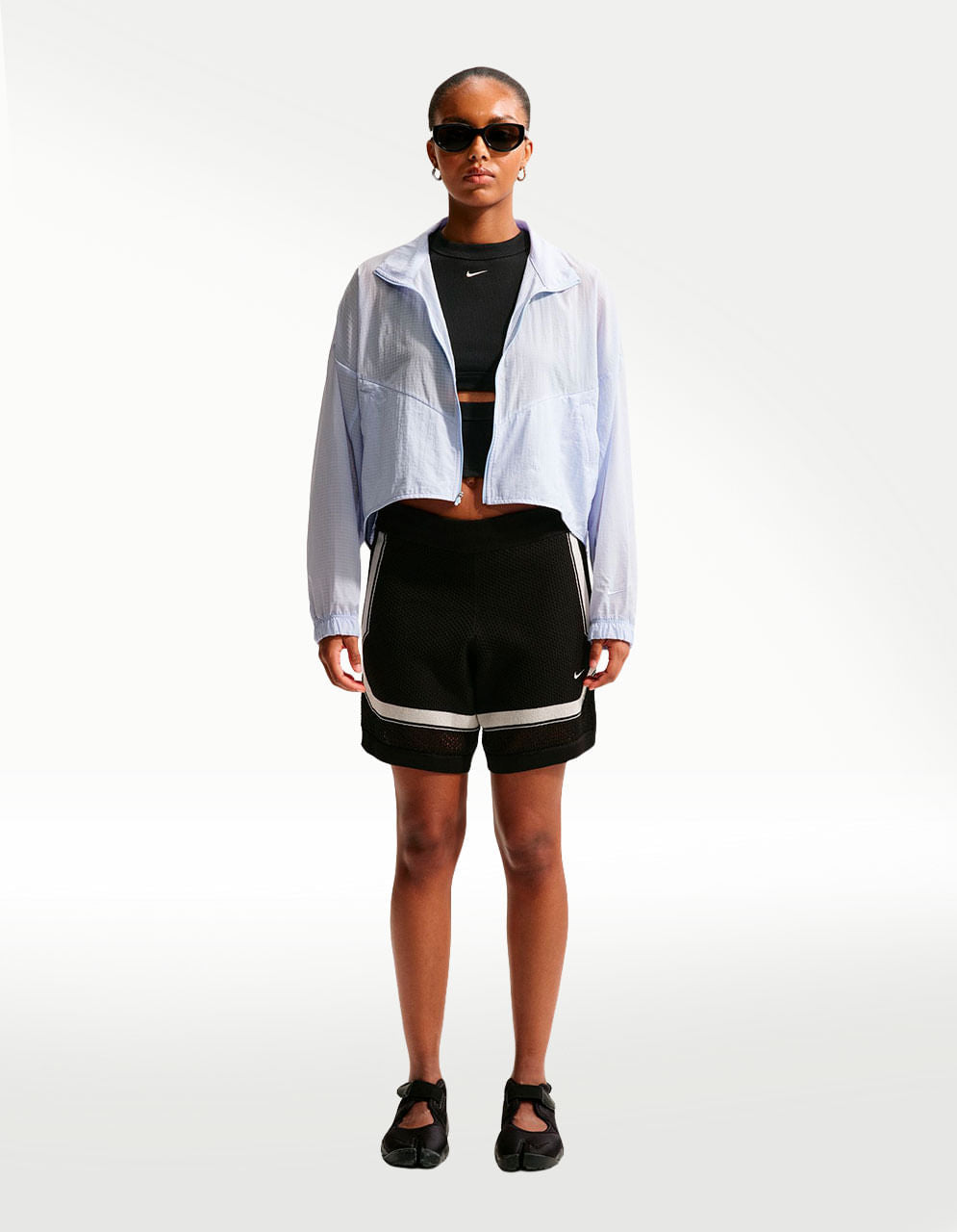 Chamarra Nike NSW Ltwt Ripswr Azul - Mujer